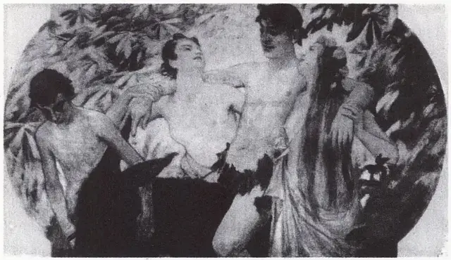 Illustration ur Oscar II och hans tid. En bokfilm (1936), sida 306