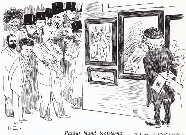 Illustration ur Oscar II och hans tid. En bokfilm (1936), sida 307