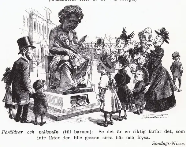 Illustration ur Oscar II och hans tid. En bokfilm (1936), sida 321