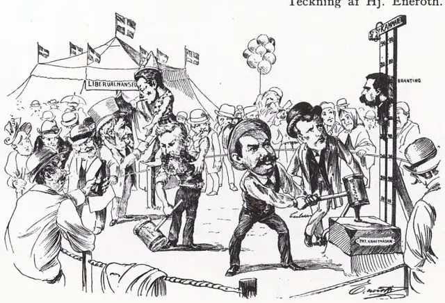 Illustration ur Oscar II och hans tid. En bokfilm (1936), sida 338