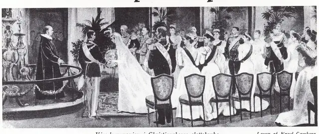 Illustration ur Oscar II och hans tid. En bokfilm (1936), sida 352