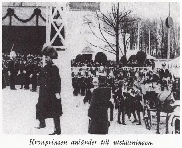 Illustration ur Oscar II och hans tid. En bokfilm (1936), sida 358