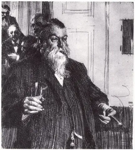 Illustration ur Oscar II och hans tid. En bokfilm (1936), sida 395