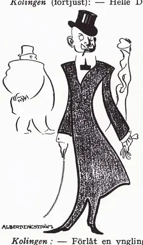 Illustration ur Oscar II och hans tid. En bokfilm (1936), sida 407