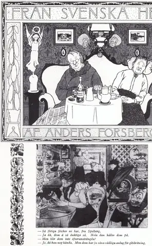 Illustration ur Oscar II och hans tid. En bokfilm (1936), sida 421