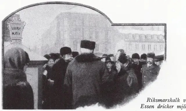 Illustration ur Oscar II och hans tid. En bokfilm (1936), sida 426