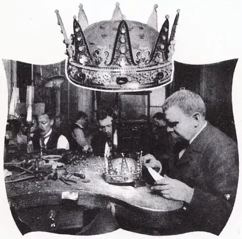 Illustration ur Oscar II och hans tid. En bokfilm (1936), sida 427