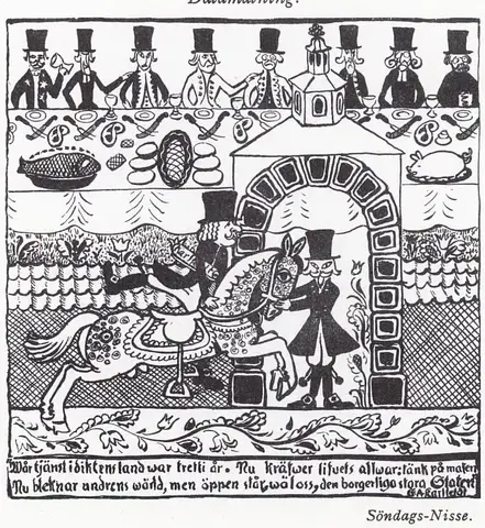 Illustration ur Oscar II och hans tid. En bokfilm (1936), sida 444