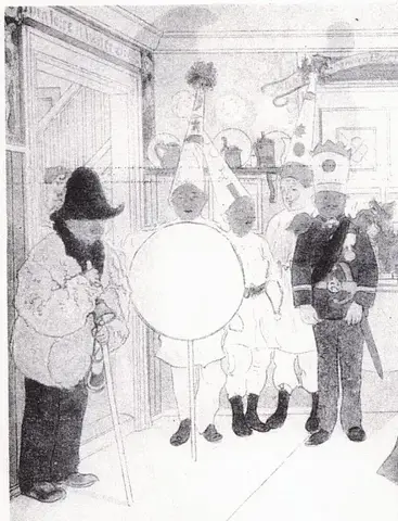 Illustration ur Oscar II och hans tid. En bokfilm (1936), sida 449