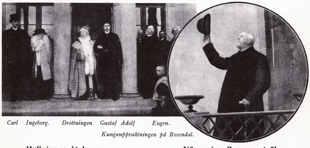 Illustration ur Oscar II och hans tid. En bokfilm (1936), sida 459