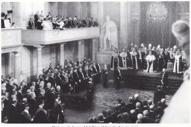 Illustration ur Oscar II och hans tid. En bokfilm (1936), sida 466