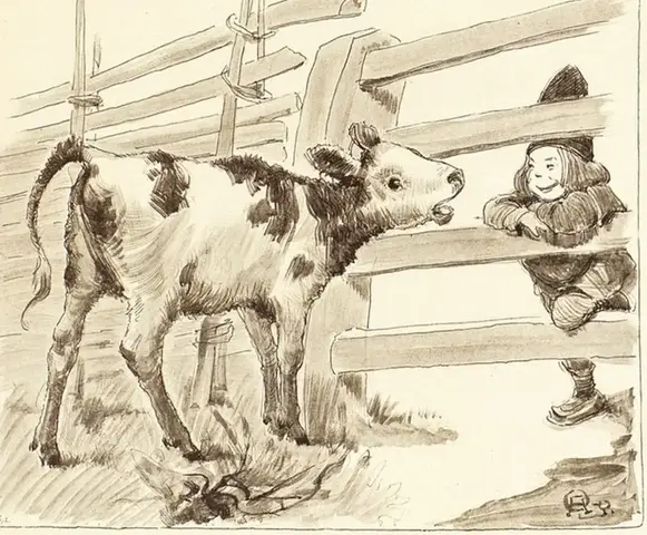 Illustration ur Lille Viggs äfventyr på julafton (1895), sida 22