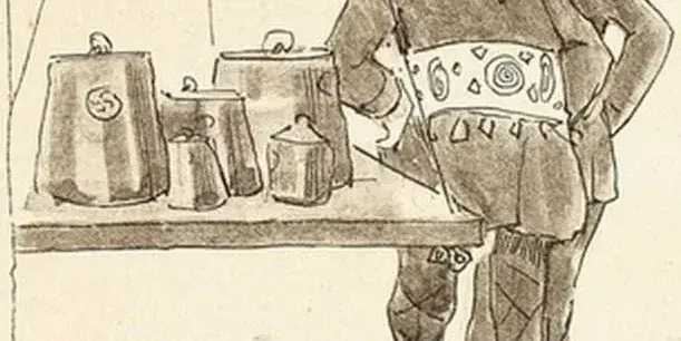 Illustration ur Lille Viggs äfventyr på julafton (1895), sida 37