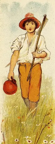 Illustration ur På ängen (1896), sida 4