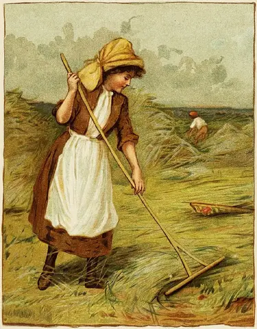 Illustration ur På ängen (1896), sida 6