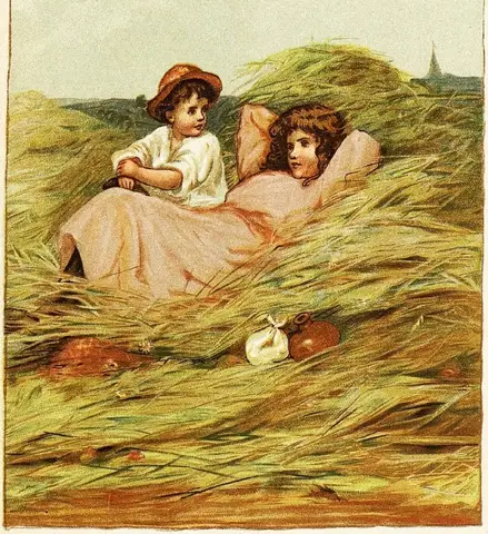 Illustration ur På ängen (1896), sida 11