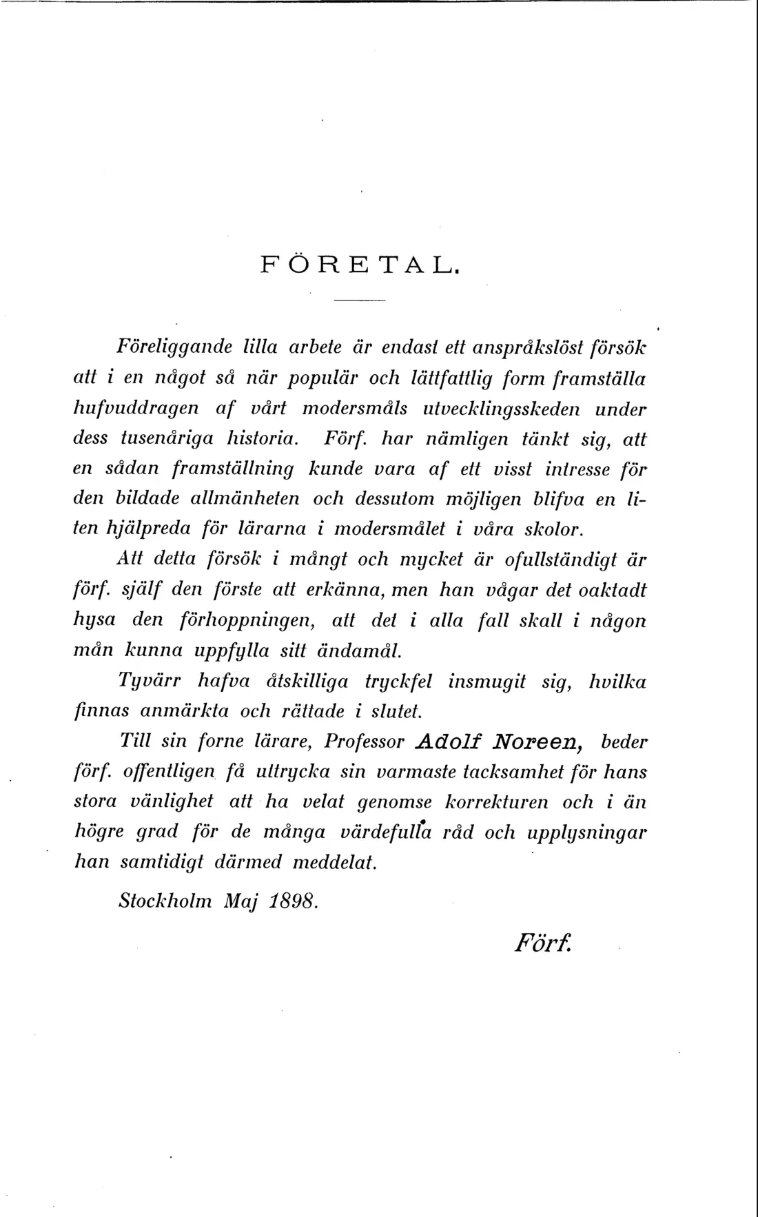 Originalsida iii