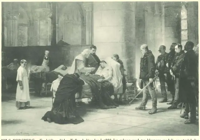 Illustration ur Med kungen för fosterlandet (1934), sida 14