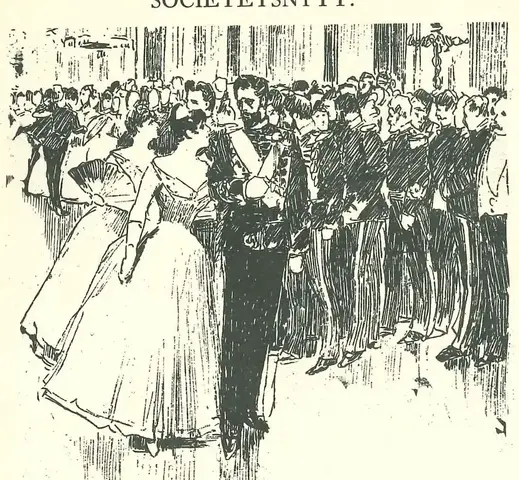 Illustration ur Med kungen för fosterlandet (1934), sida 25