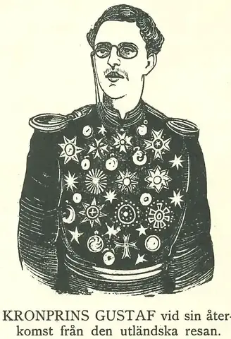 Illustration ur Med kungen för fosterlandet (1934), sida 29