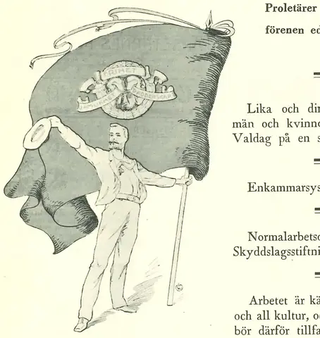 Illustration ur Med kungen för fosterlandet (1934), sida 38