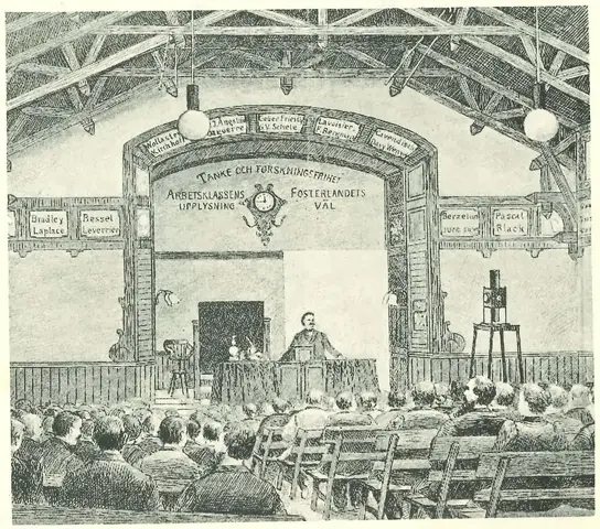 Illustration ur Med kungen för fosterlandet (1934), sida 40