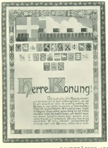 Illustration ur Med kungen för fosterlandet (1934), sida 73