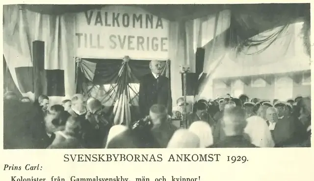 Illustration ur Med kungen för fosterlandet (1934), sida 90