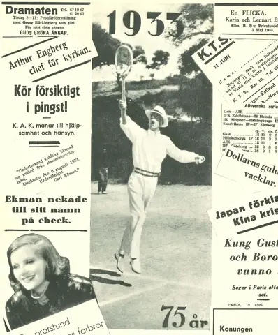 Illustration ur Med kungen för fosterlandet (1934), sida 96