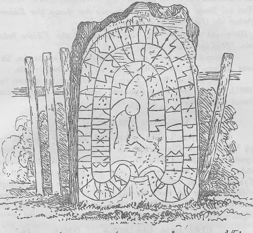 Illustration ur Nerikes gamla minnen (1868), sida 89