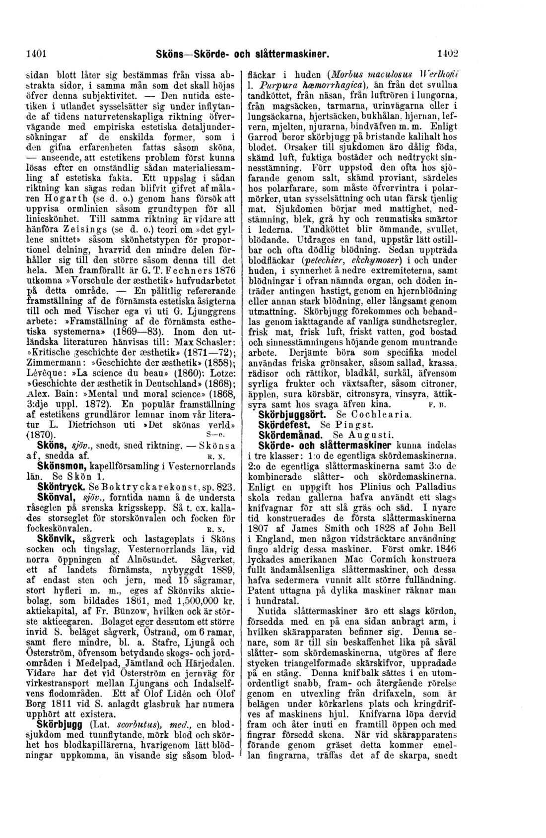 Originalsidan i band 14, spalt 1401