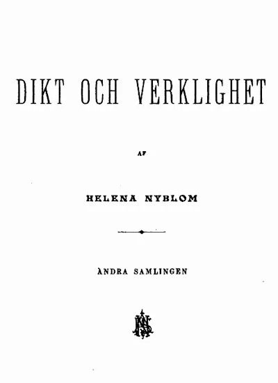 Dikt och verklighet: Samling 2 omslag