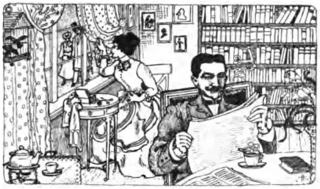 Illustration ur Nina (1903), sida 19