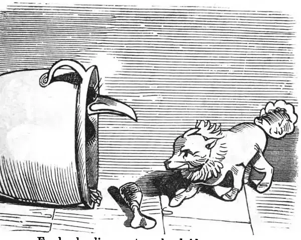 Illustration ur Nisse-kalender 1871 (1871), sida 45