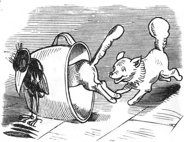 Illustration ur Nisse-kalender 1871 (1871), sida 48