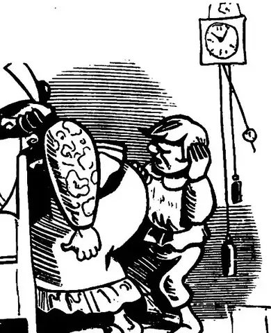 Illustration ur Nisse-kalender 1871 (1871), sida 56