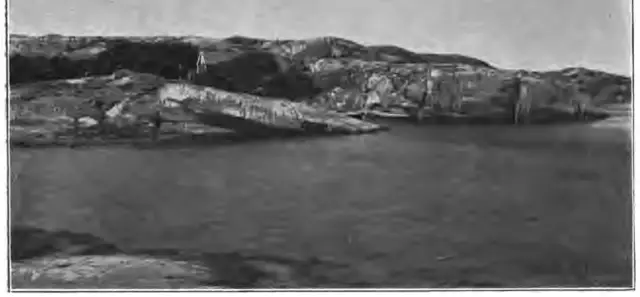 Illustration ur Om Skandinaviens geografiska utveckling efter istiden af Gerard de Geer (1896), sida 21