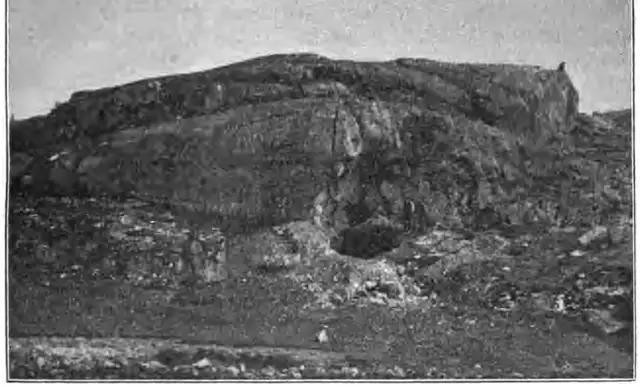 Illustration ur Om Skandinaviens geografiska utveckling efter istiden af Gerard de Geer (1896), sida 24