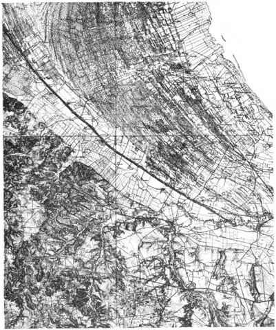 Illustration ur Om Skandinaviens geografiska utveckling efter istiden af Gerard de Geer (1896), sida 134