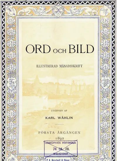 Ord och Bild omslag