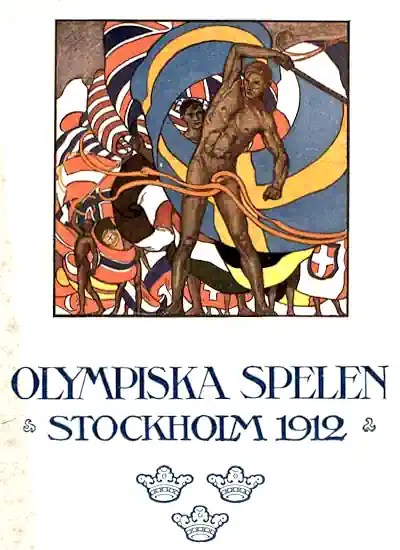 Olympiska Spelen Stockholm 1912 omslag