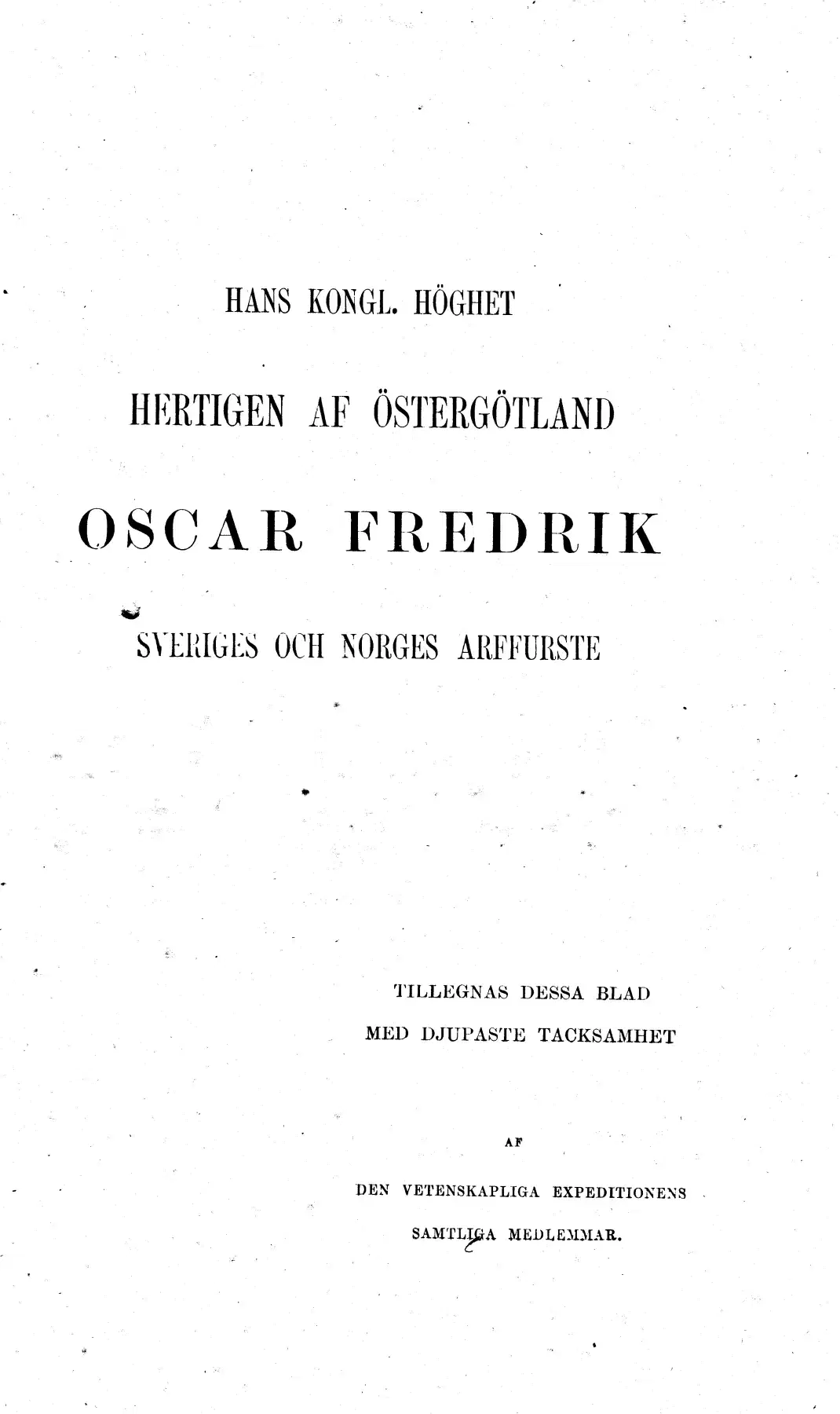 Originalsida iii