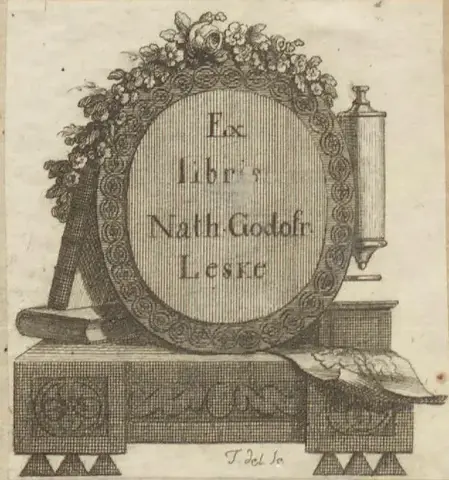 Illustration ur Tal, om det, som förbinder oss til Natural-Historiens lärande (1770), sida ii