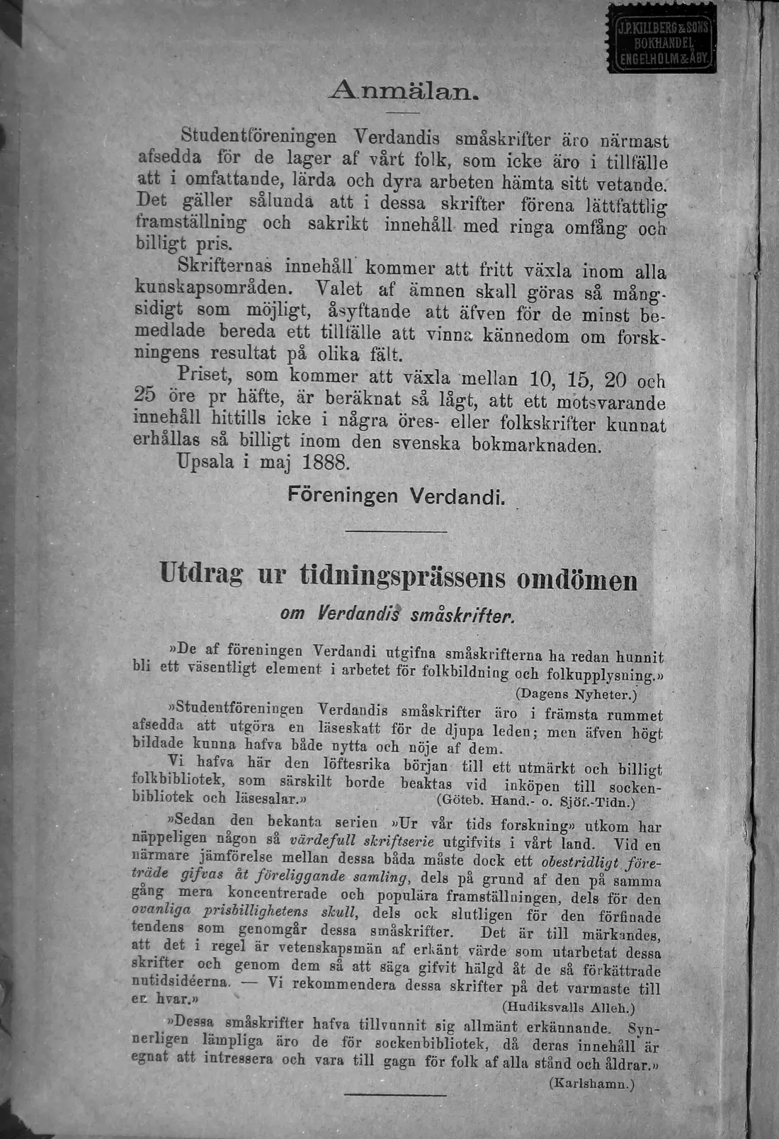 Originalsida ii