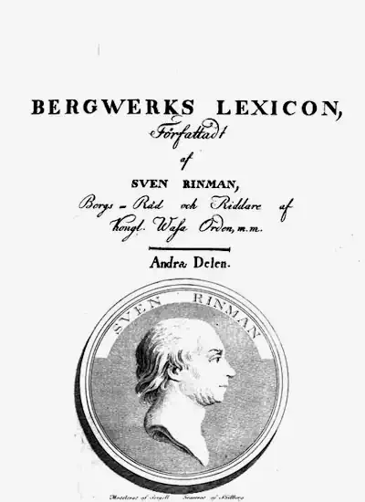 Bergwerks lexicon. omslag