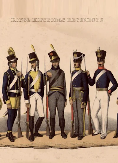 Svenska krigsmaktens fordna och närvarande munderingar. 36 planscher omslag