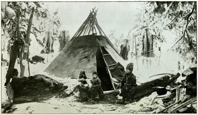 Illustration ur Åter i Sverige (1897), sida 450
