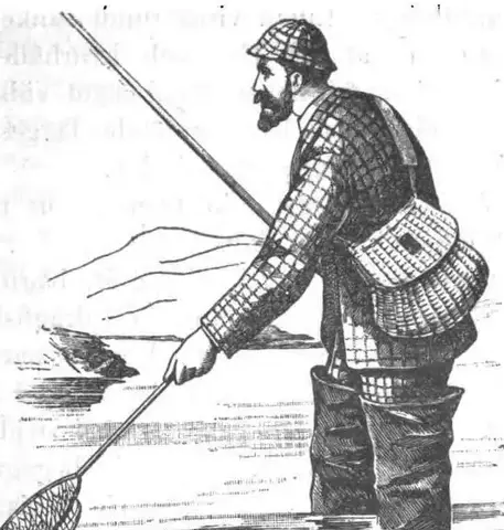 Illustration ur Vägledning i Fiske (1900), sida 111