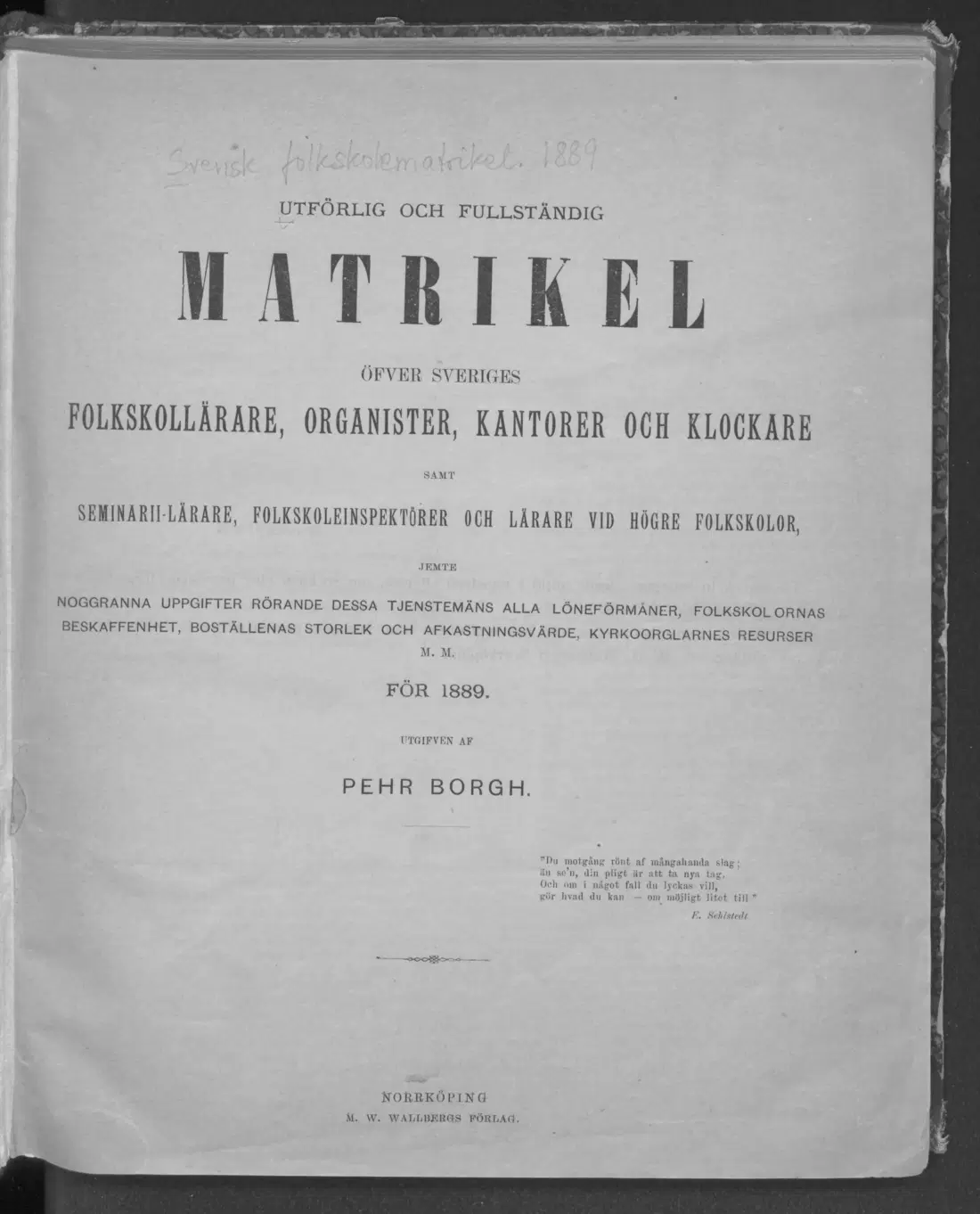 Originalsida iii