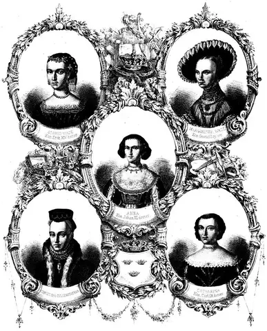 Illustration ur Anteckningar om svenska qvinnor (1864), sida 112
